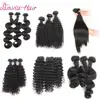 Wholesale Best Raw Unprocessed 100 Human Hair Wet Wavy Remy Bundles Curly And Straight Hair Weave Brazilian Hair Extensions