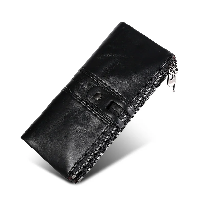 Men and women long fashion leather wallet shield rfid wallet multi-function zipper mobile phone coin purse
Men and women long fashion leather wallet shield rfid wallet multi-function zipper mobile phone coin purse