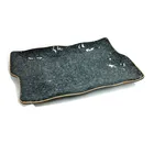Unicasa 10.5-inch Ceramic Irregular Serving Platters/Plates - Reactive Glazed Color For Home Decor