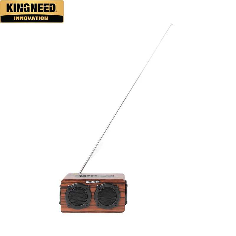 KINGNEED S409 music min wooden bluetooth speaker - ANKUX.COM