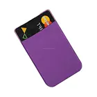 Supplier wholesale 3M adhesive stick-on credit card ID card keeper phone case pouch pocket,strap pocket for cell phone