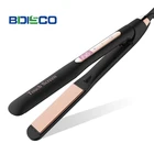 High quality 1.5" wide nano titanium plate 450 degree hair straightener custom flat iron with private label
