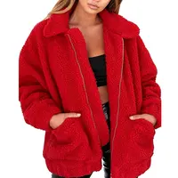 New Lapel Sweatshirt Fleece Fur Coat 2018 Women Autumn Winter Warm Soft Thick Plush Zipper Overcoat Short Outerwear
New Lapel Sweatshirt Fleece Fur Coat 2018 Women Autumn Winter Warm Soft Thick Plush Zipper Overcoat Short Outerwear