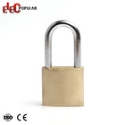 High Security 38Mm Hardened Stainless Steel Shackle Brass Padlock