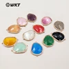 MC229 New Arrival ! Wholesale Fashion Girl Pure Color irregular pendant, high quality paved sparkly micro CZ