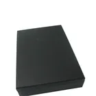 China Hard Folding Matt Black Gift Shoe Small Custom Cardboard Box Wholesale, Printing Black Cardboard In Guangzhou