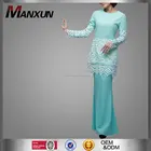 2016 latest fashion green baju kurung moden and baju melayu