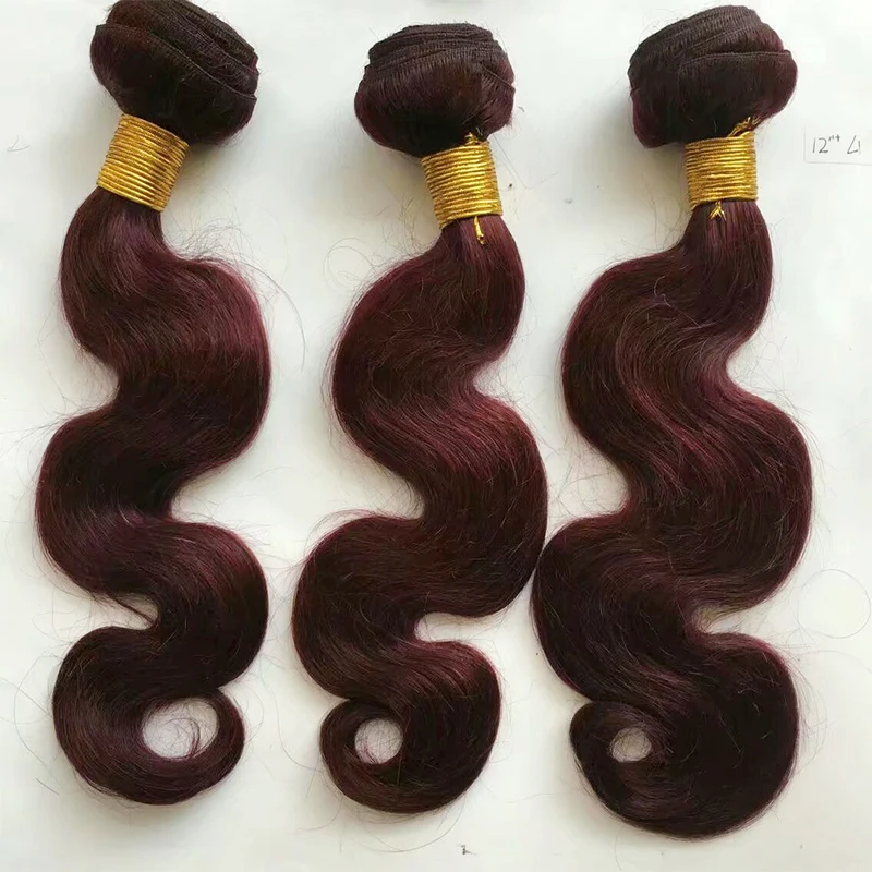 Wholesale 99j body wave bundles Brazilian human hair 99j hair weave 99j bundles with lace closure
Wholesale 99j body wave bundles Brazilian human hair 99j hair weave 99j bundles with lace closure