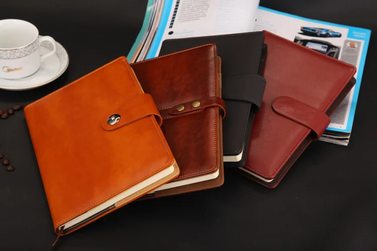 luxury custom diary notebook gift set with pen and box for gift