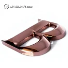 rose gold metal signs matt polished stainless steel alphabet letters signage