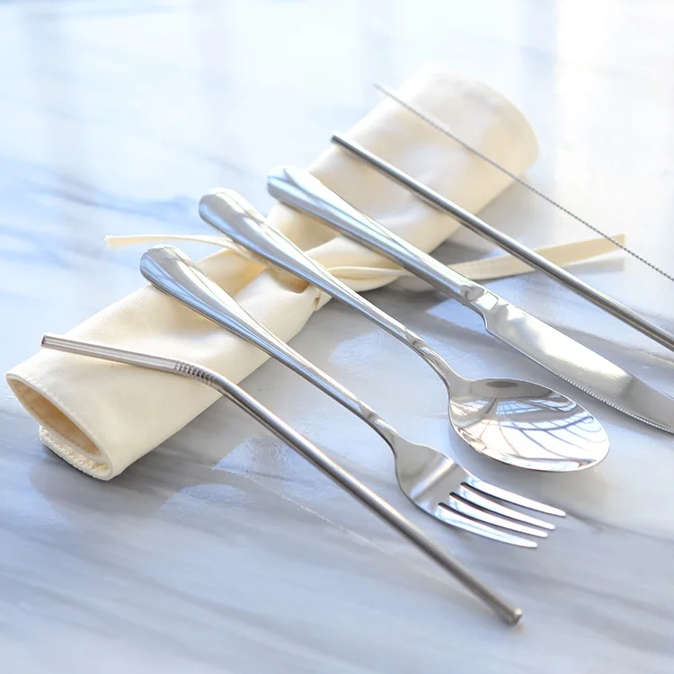Outdoor camping portable travel travel utensils set stainless steel cutlery set flatware set with travel case, Natural
Outdoor camping portable travel travel utensils set stainless steel cutlery set flatware set with travel case, Natural