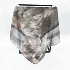 China Supplier Wholesale Custom Digital Print Women Silk Satin Scarf