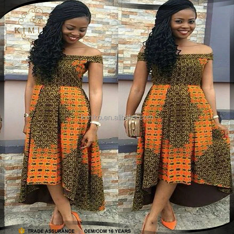 off shoulder african dresses