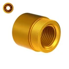 CNC Custom 7075 6061 Anodized Aluminium Tube Jack Screw Flange