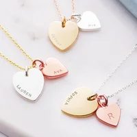 custom jewelry cheap heart necklaces wholesale personalized double heart engraved name necklace for women
custom jewelry cheap heart necklaces wholesale personalized double heart engraved name necklace for women