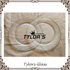 Cheap Silver And Gold Beaded Glass Charger Plates By Tylors