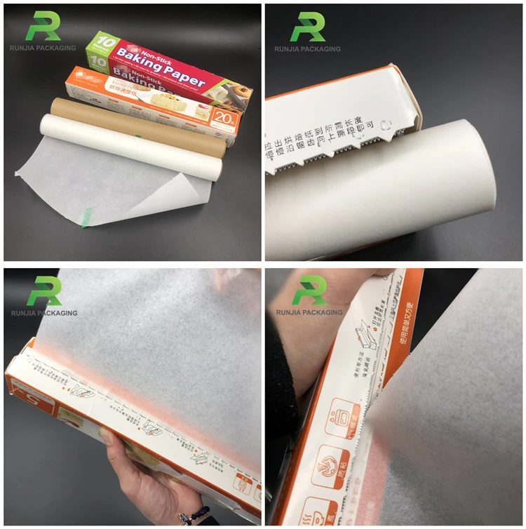 double side siliconized pergament baking paper