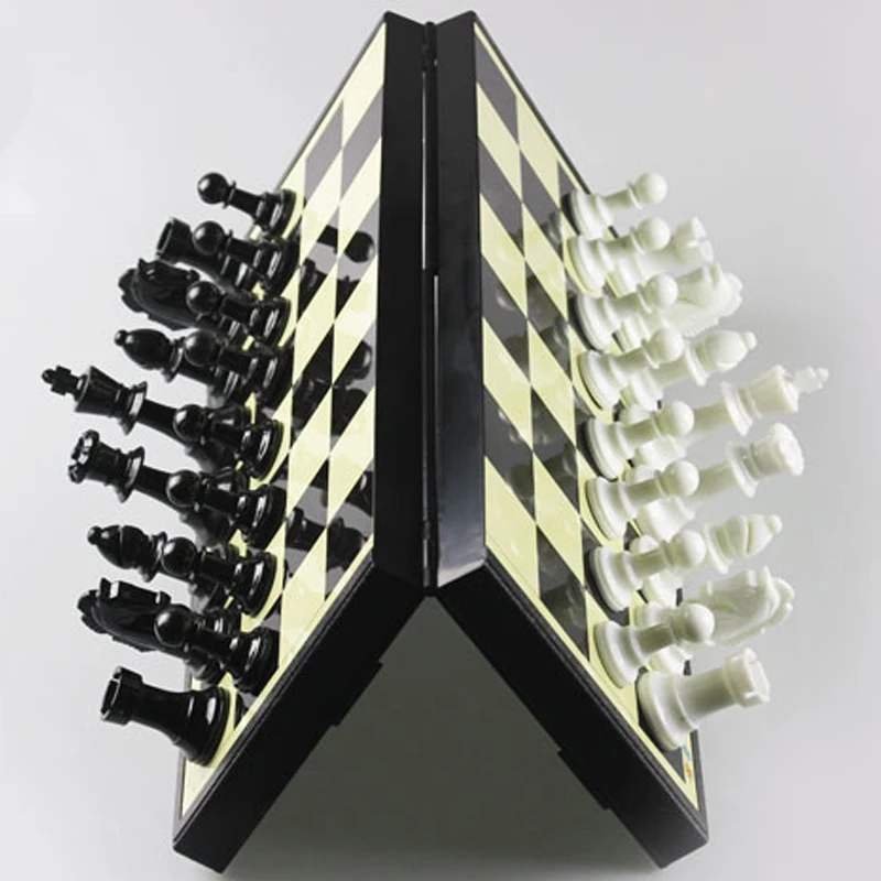 Полный размер индивидуальные складной магнитные шахматы