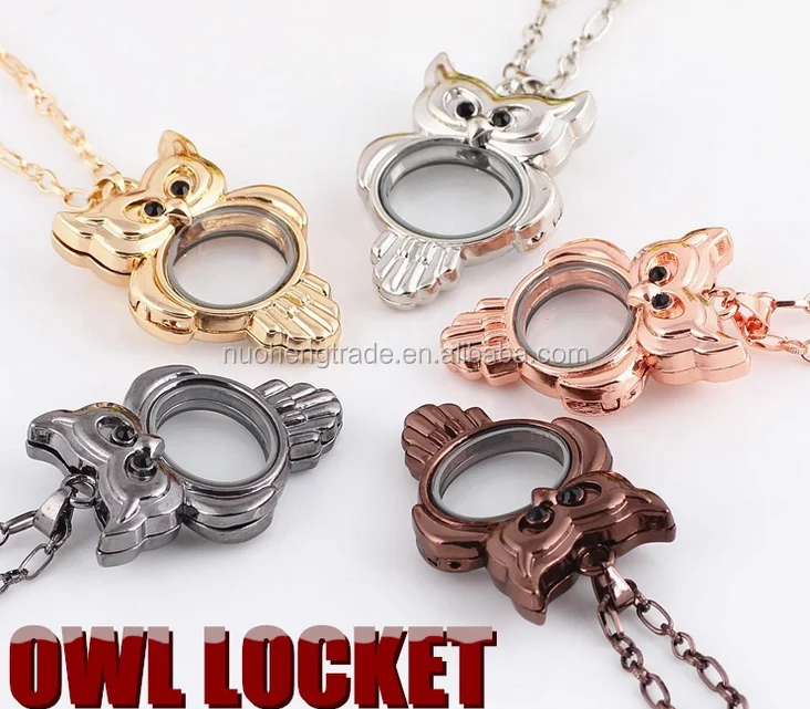 Popular Glass Living Memory Owl Locket magnetic floating stylish gold locket, Silver/rose gold/gun black/gold
Popular Glass Living Memory Owl Locket magnetic floating stylish gold locket, Silver/rose gold/gun black/gold