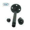 pipe rack holder malleable iron equal elbow 90 degree mi nippple steampunk decor floating shelves hardware