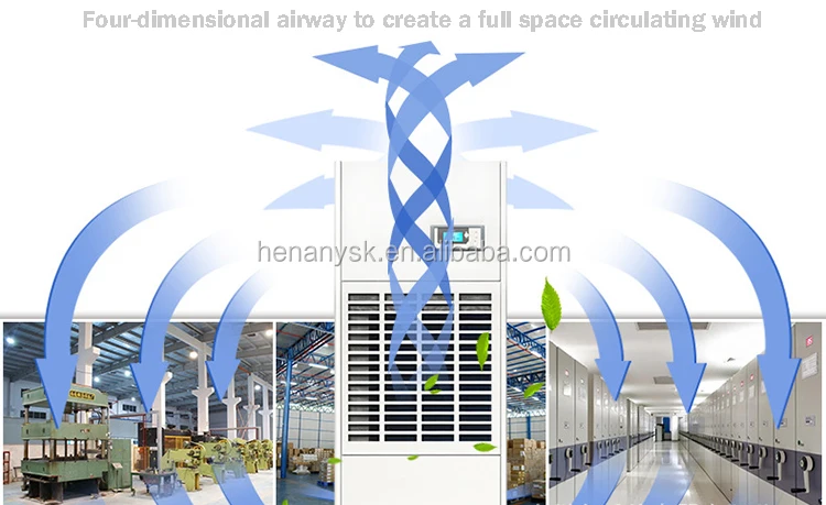 40L/H Hot Sale Energy-Saving Commercial Automatic Defrost Strong Power Industrial Warehouse Dehumidifier From Factory