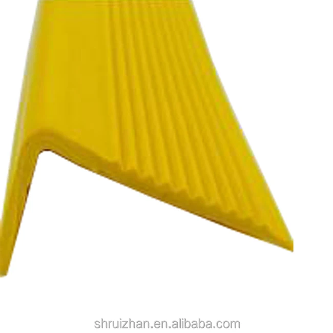 Extrusion plastic PVC rubber flexible stair nosing