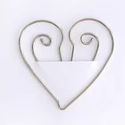 Clip With Logo Metal Clip Custom Different Shape Metal Steel Paper Clip With DIY Logo Pattern