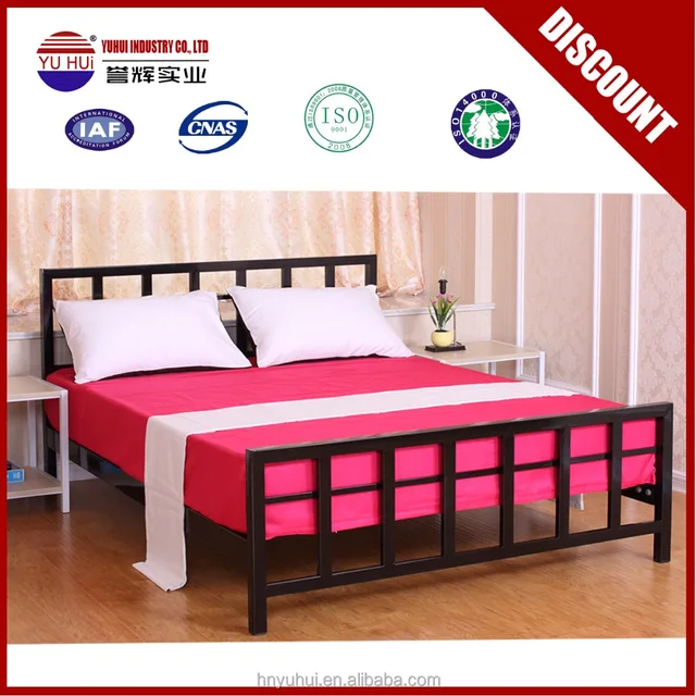 standard metal bed frame picture