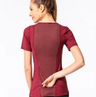 Gym Fitness Sport wears Wholesale Summer New Design Short Sleeve Fashion Casual Woman Workout Outfit T Shirt