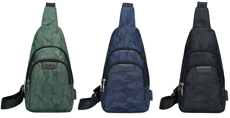 Anti Theft Backpack Men USB Rechargeable Polyester Chest Bag Casual Boy Single Shoulder Teenager Bags Sac A Dos Homme BP0207 (15)