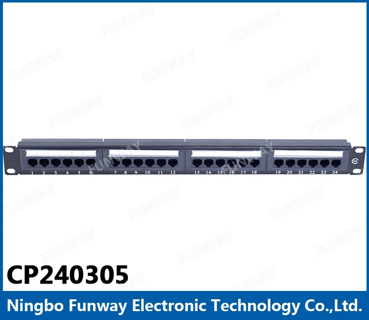 ポートutpcat5e24付きパッチパネルバックバー1u19'、 utp猫24個の。 5eキーストンジャック仕入れ・メーカー・工場