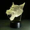 custom acrylic lamp led night light/home decoration werewolf inght light/make your orignal design night light