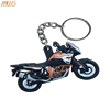 Custom Soft Flexible Brand Logo 3D PVC Key Chain Fashion Motorcycle Keychain Car Great Gift