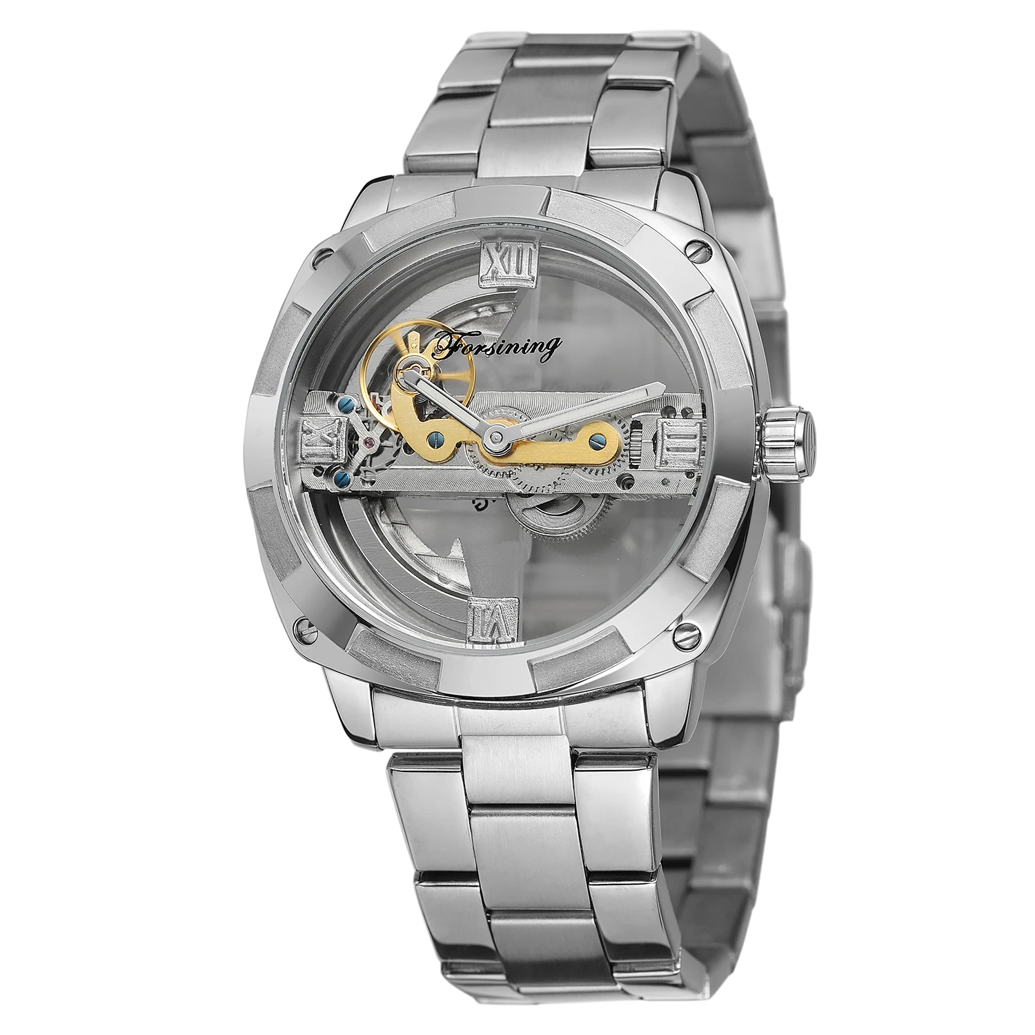 2018 Forsining Skeleton Hollow Fashion Mechanical Hand Wind Men Luxury Male Business Automatic Wrist Watch Men Mechanical
2018 Forsining Skeleton Hollow Fashion Mechanical Hand Wind Men Luxury Male Business Automatic Wrist Watch Men Mechanical