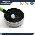 fashion black Remove Dust Powder convenient Makeup Brush Dry Clean Sponge