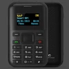 2017 New AEKU C8 Card Mobile Phone 1.3 inch, MTK6261D, Support Blue tooth, GPRS Position, GSM (Black)