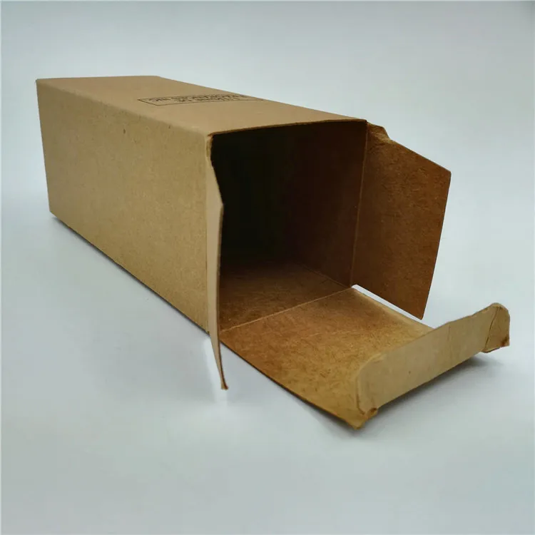 small brown color kraft paper gift box for packaging