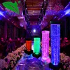 party sensory changing colours led luminous furniture square water bubble column light tubes