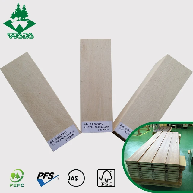WADA commercial lvl wooden door/ window frame plywood for furniture