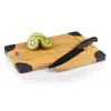 Well Priced laser cutting board knife block set with house shaped bamboo