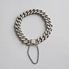 925 sterling silver fashion personality old retro buckle handmade chain bracelet