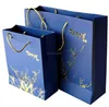 luxury handmade china online selling folded shopping paper bag