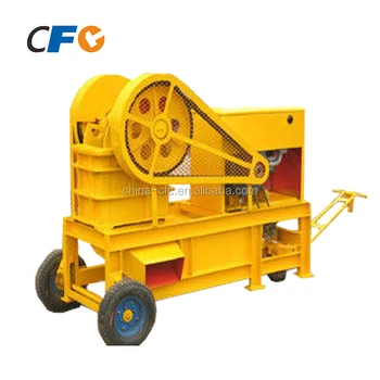 China Supplier 5-20 tph Tractor Car Body Mobile Stone Jaw Crusher PE 250x400 for Sale