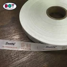 Roll Design Custom Instruction Wash Symbol Logo Printed Ribbon Stain Fabric Care Label for Garment