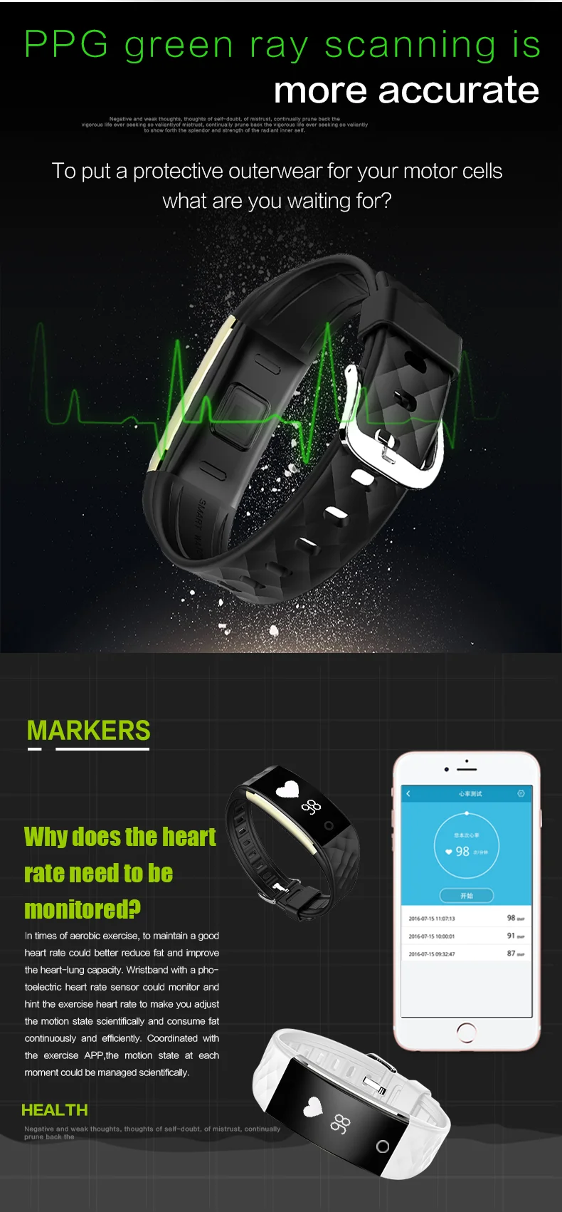 ODMOEM factory Fitness Tracker with Heart Rate Monitor,IP67 Waterproof Smart Bracelet (7).png