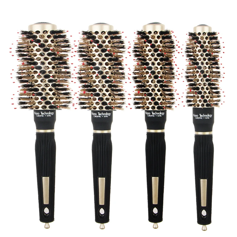OEM/ODM boar Bristle brush Gold Round hair Straight brush other styling tools for salon
OEM/ODM boar Bristle brush Gold Round hair Straight brush other styling tools for salon