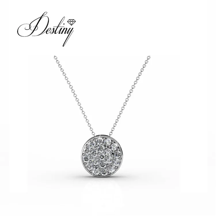Destiny Jewellery round shape pendant necklace , fashion style jewelry with Sparkling Premium Grade Crystal from Austria, White,rose and yellow
Destiny Jewellery round shape pendant necklace , fashion style jewelry with Sparkling Premium Grade Crystal from Austria, White,rose and yellow