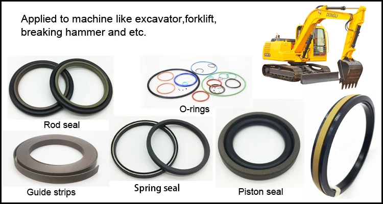 Compressor Parts PTFE Carbon PEEK Oil Scraper Ring Semi Tubes