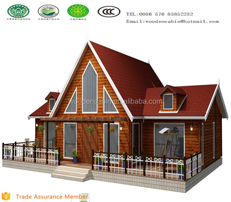 2015 new luxury wooden villa home for sale