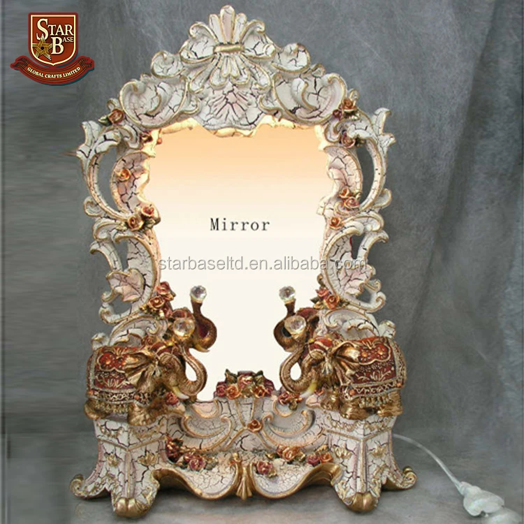 Hot sale wholesale home decoration good quality classical resin mirror